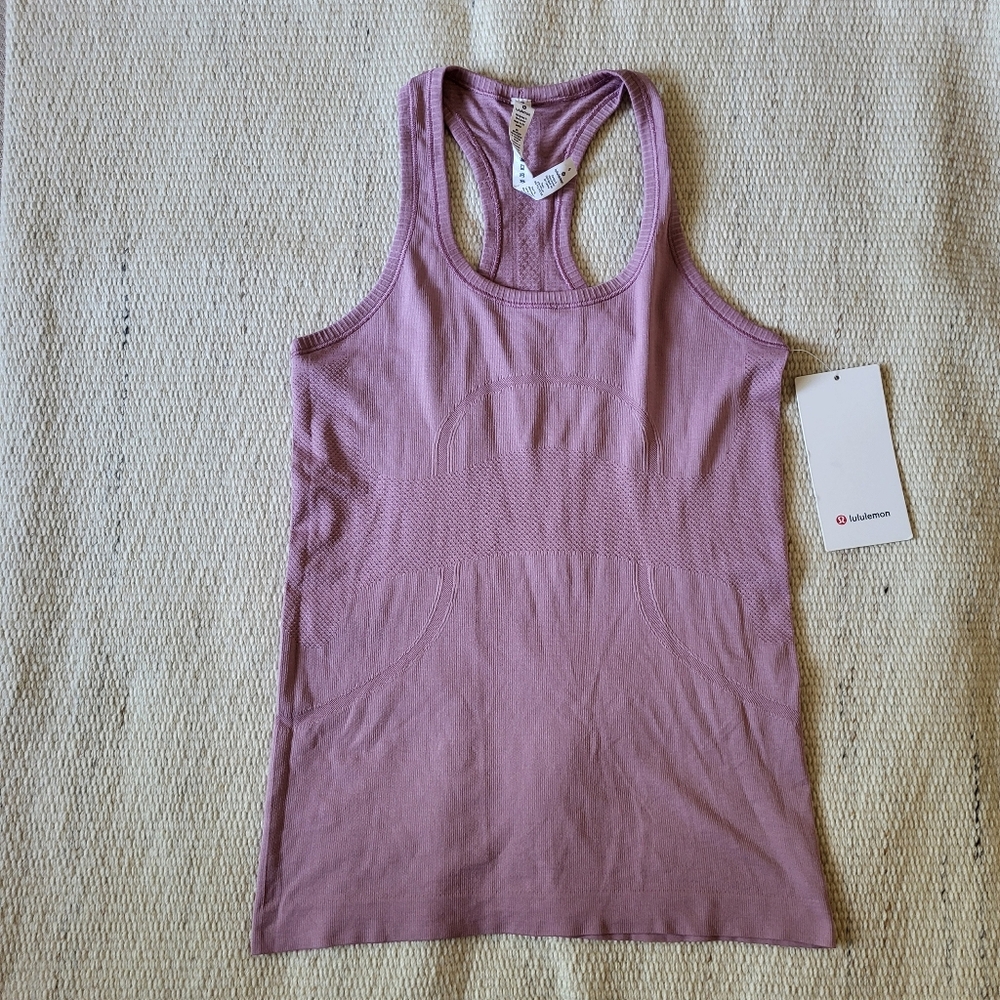 Lululemon Swiftly Tech Racerback Tank Top In Pink Taupe Size 6